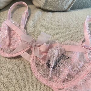 Victoria’s Secret pink bedazzled bralette